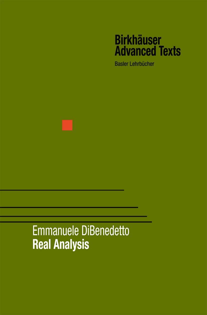 Real Analysis | SpringerLink