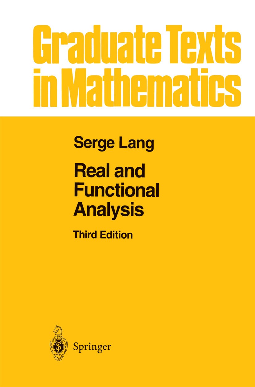 Real and Functional Analysis | SpringerLink