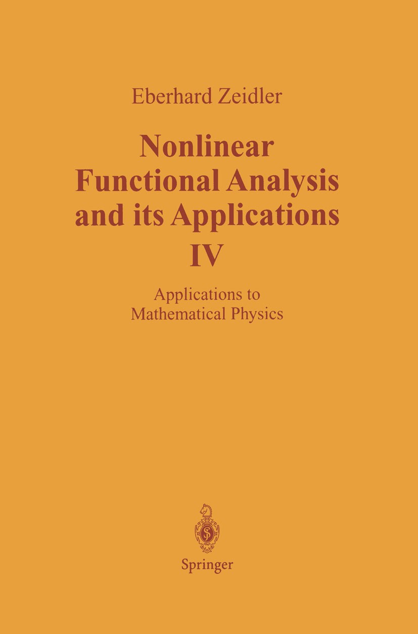 Nonlinear Functional Analysis and its Applications: IV