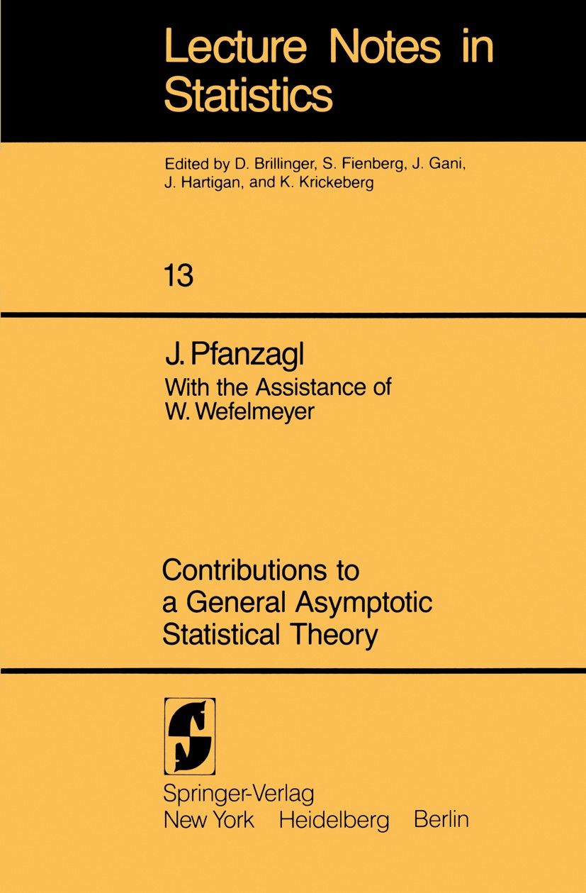 洋書 Contrib to a gener asymp statis Theo Contributions to a General Asymptotic Statistical Theory