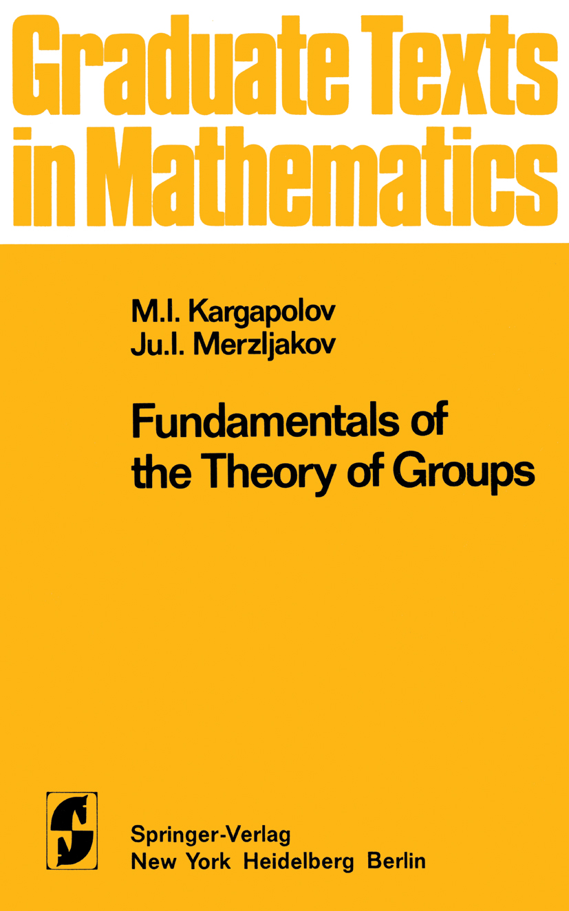 Fundamentals of the Theory of Groups | Springer Nature Link