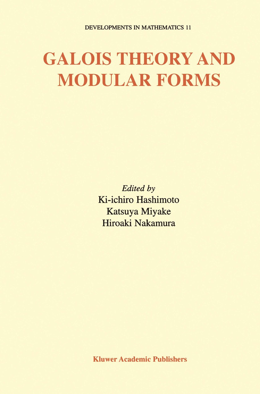 Galois Theory and Modular Forms | SpringerLink