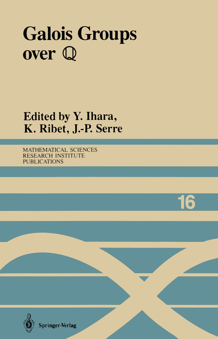 Galois Groups over ?: Proceedings of a Workshop Held March