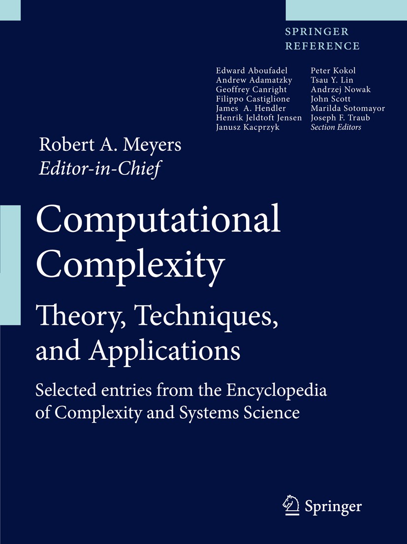 Computational Complexity: Theory, Techniques, and Applications