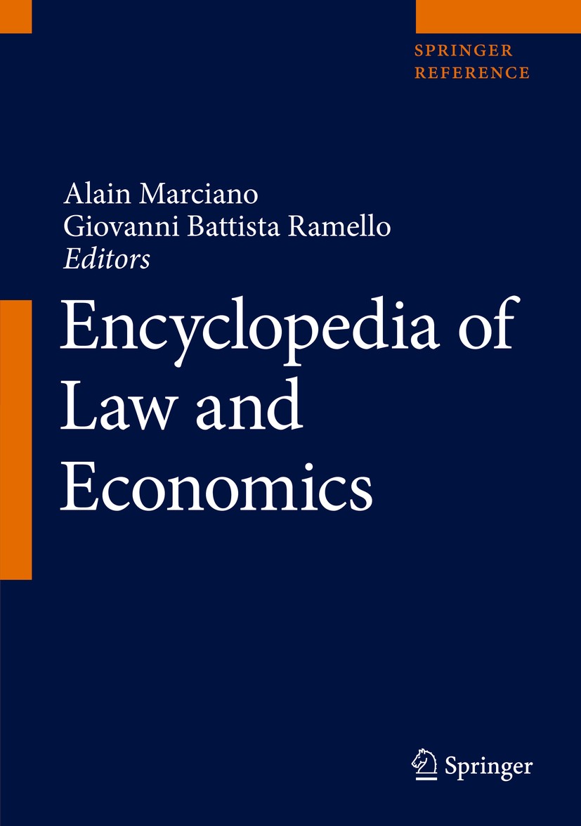 Encyclopedia of Law and Economics | Springer Nature Link