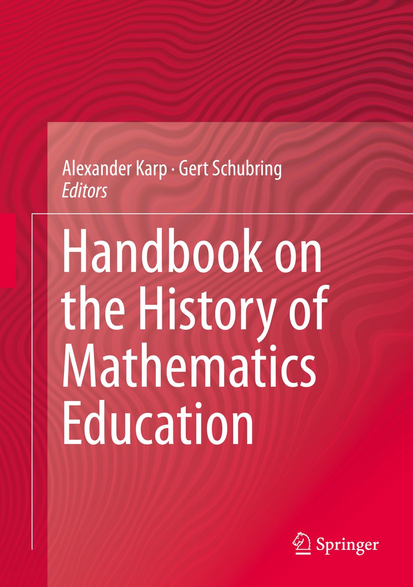 Handbook On The History Of Mathematics Education Springerlink