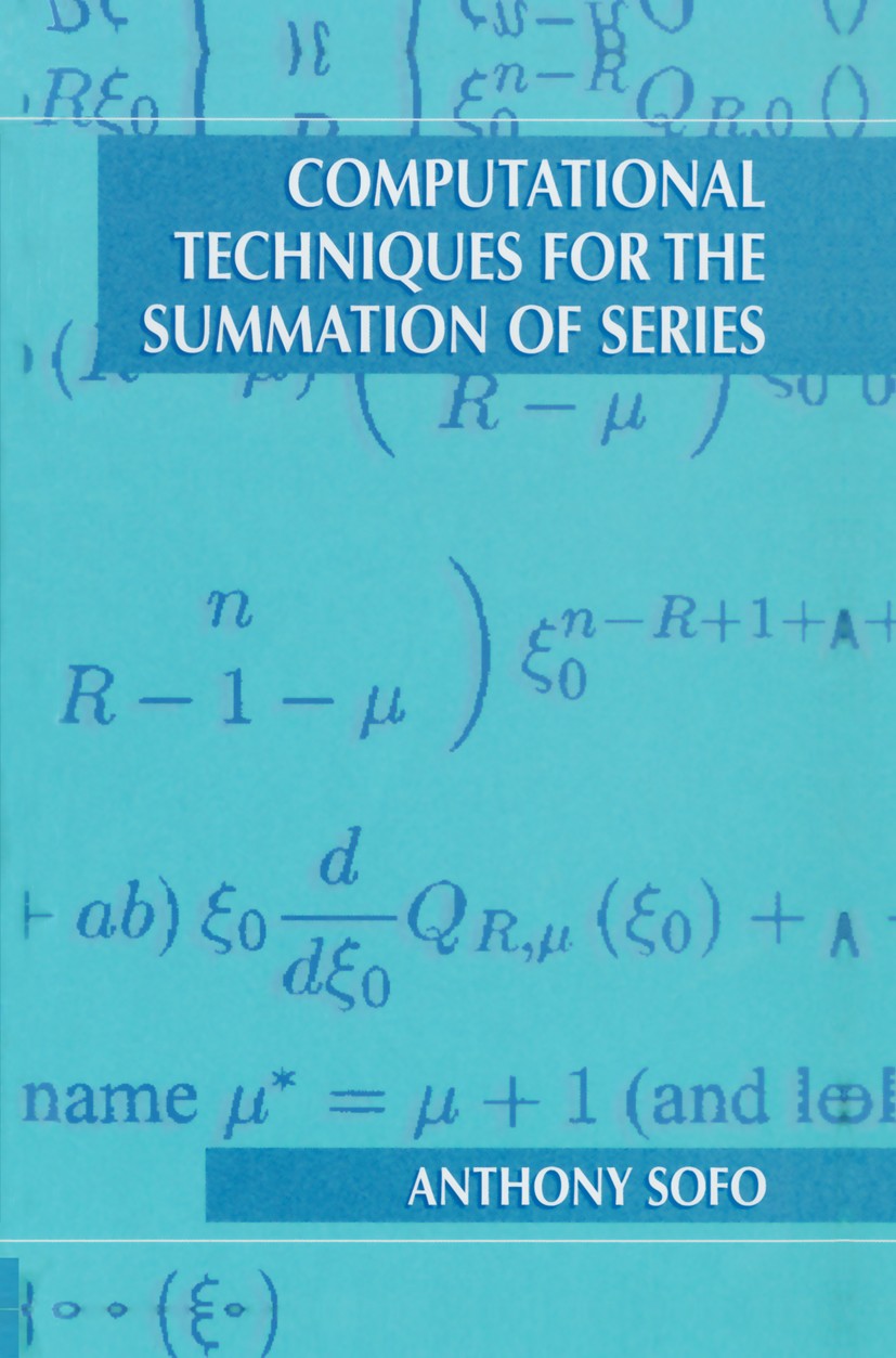 Computational Techniques for the Summation of Series | SpringerLink