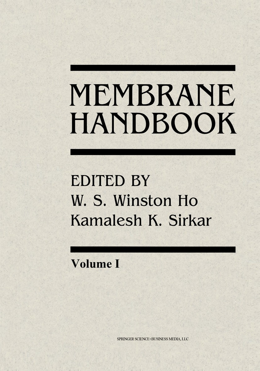 Membrane Handbook | SpringerLink