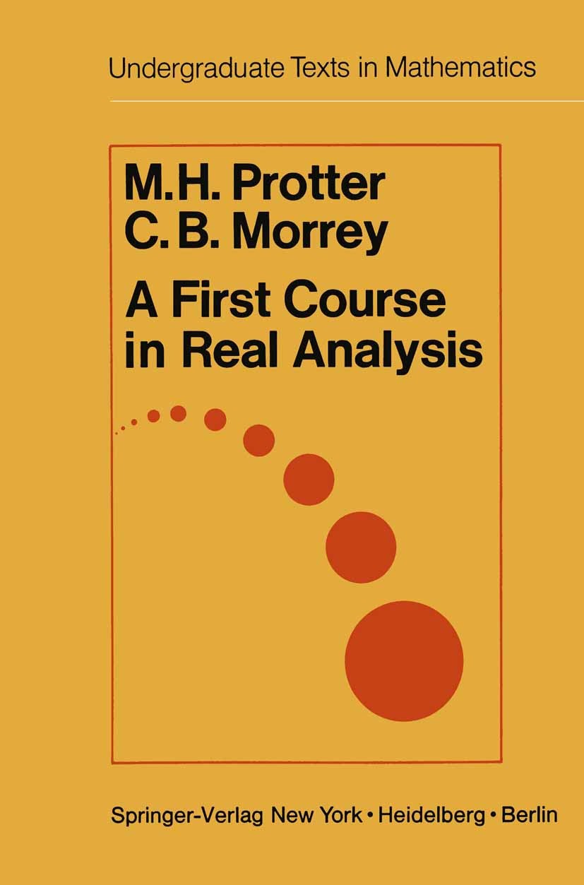 Real Analysis: Foundations and Functions of One Variable
