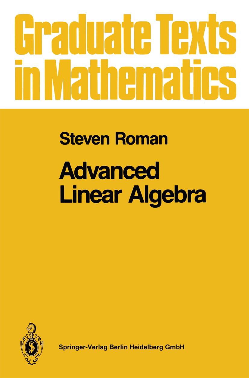 Advanced Linear Algebra | SpringerLink