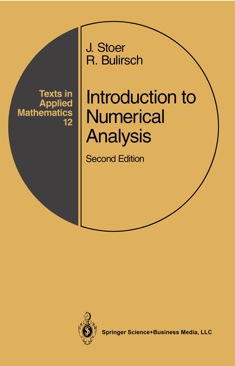 Introduction to Numerical Analysis | SpringerLink
