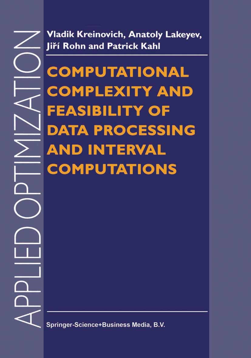 Computational Complexity and Feasibility of Data Processing and 