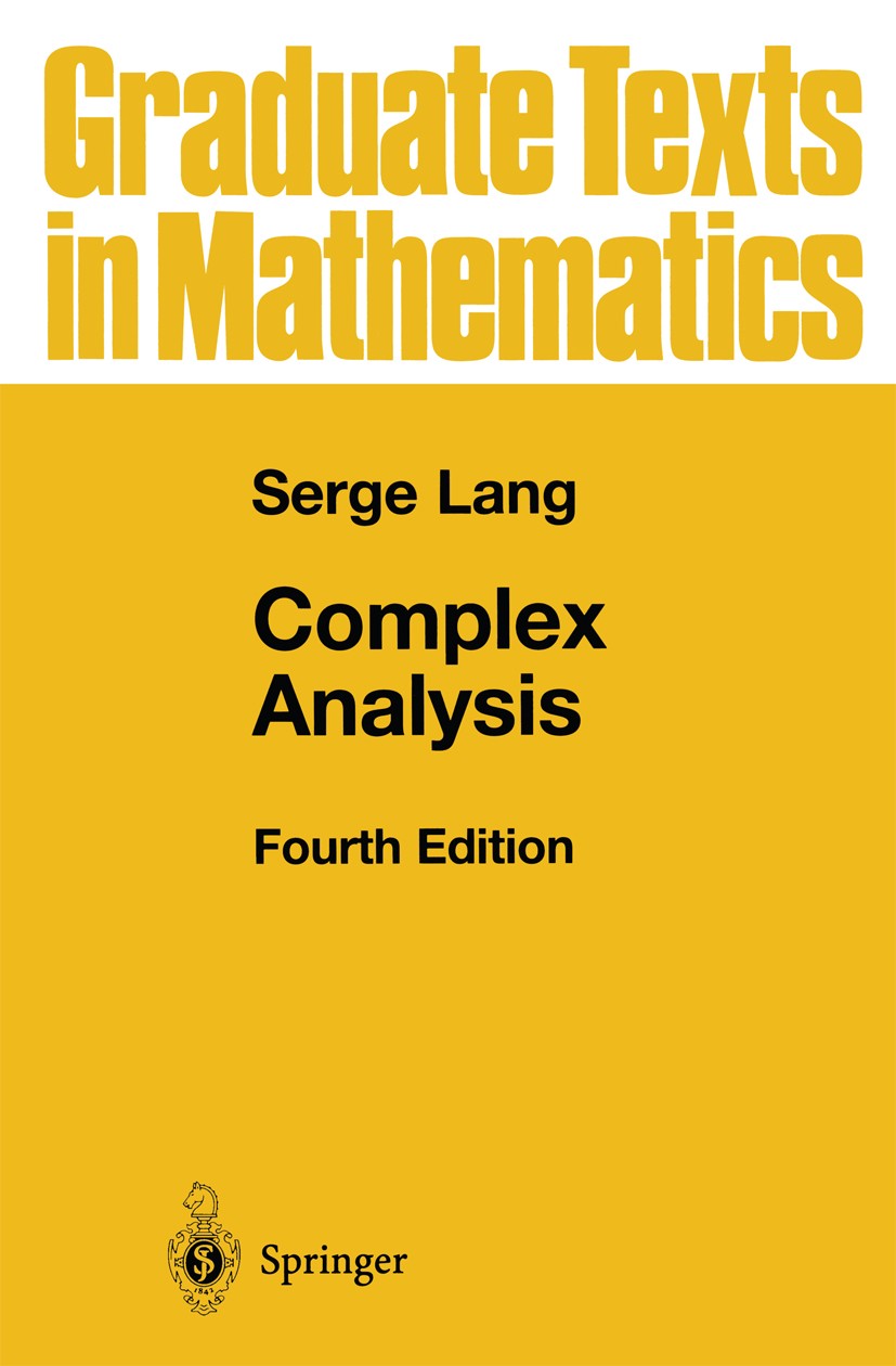 Complex Analysis | SpringerLink