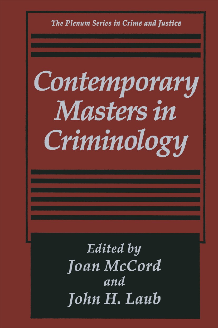 contemporary criminology theory