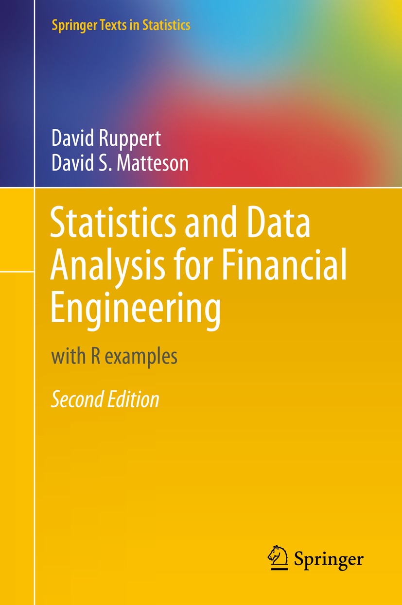 Statistics and Data Analysis for Financial Engineering: with R examples |  SpringerLink