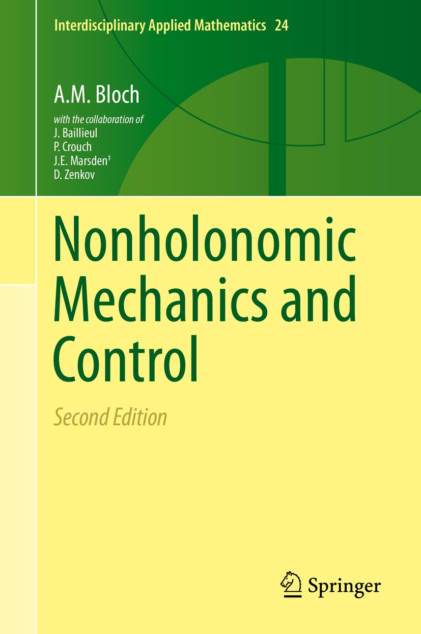 Nonholonomic Mechanics and Control | SpringerLink