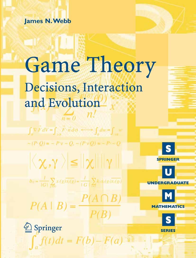 Game Theory: Decisions, Interaction and Evolution | SpringerLink