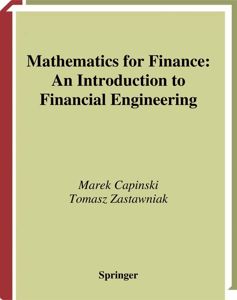 Mathematics for Finance: An Introduction to Financial