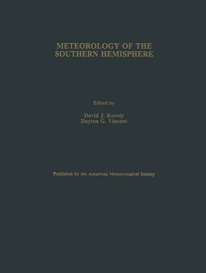 Meteorology of the Southern Hemisphere | SpringerLink