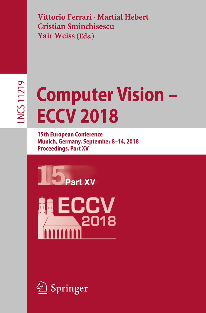 洋書 23rd CONFERENCE ON LOCAL COMPUTER NET... Computer Vision – ECCV 2018: 15th European Conference
