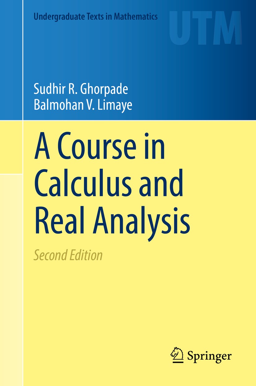 A Course in Calculus and Real Analysis | SpringerLink