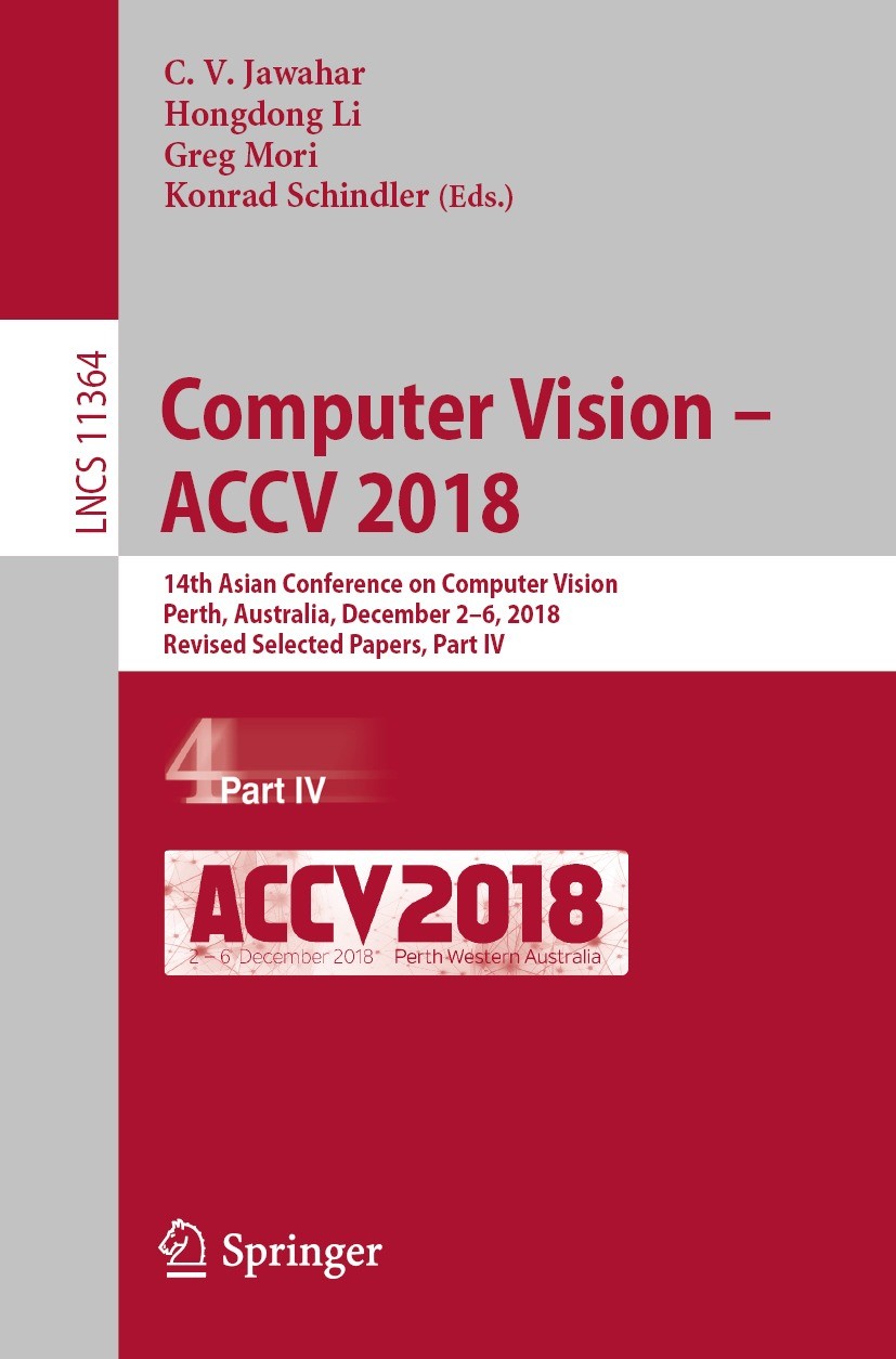 Computer Vision – ACCV 2018: 14th Asian Conference on