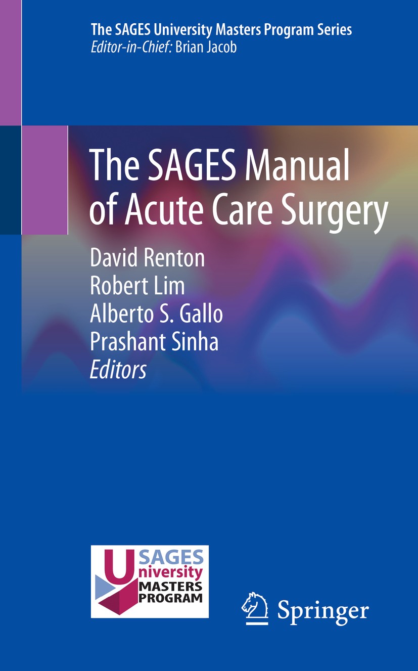 The SAGES Manual of Acute Care Surgery | SpringerLink