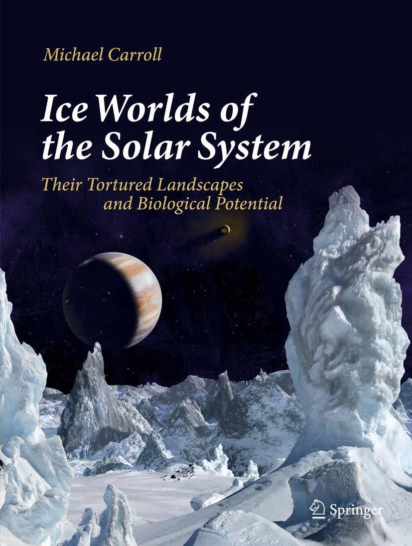 book cover: Ice worlds of the solar system