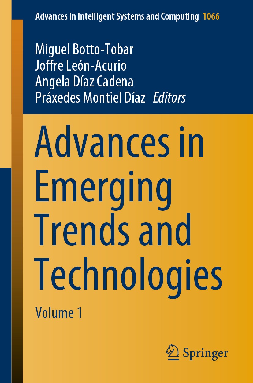 Advances in Emerging Trends and Technologies: Volume 1 | Springer Nature  Link (formerly SpringerLink)