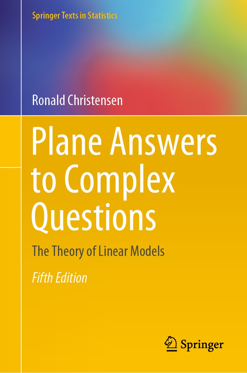 洋書 THE THEORY OF LINEAR MODELS 978-3-030-52063-2.jpg