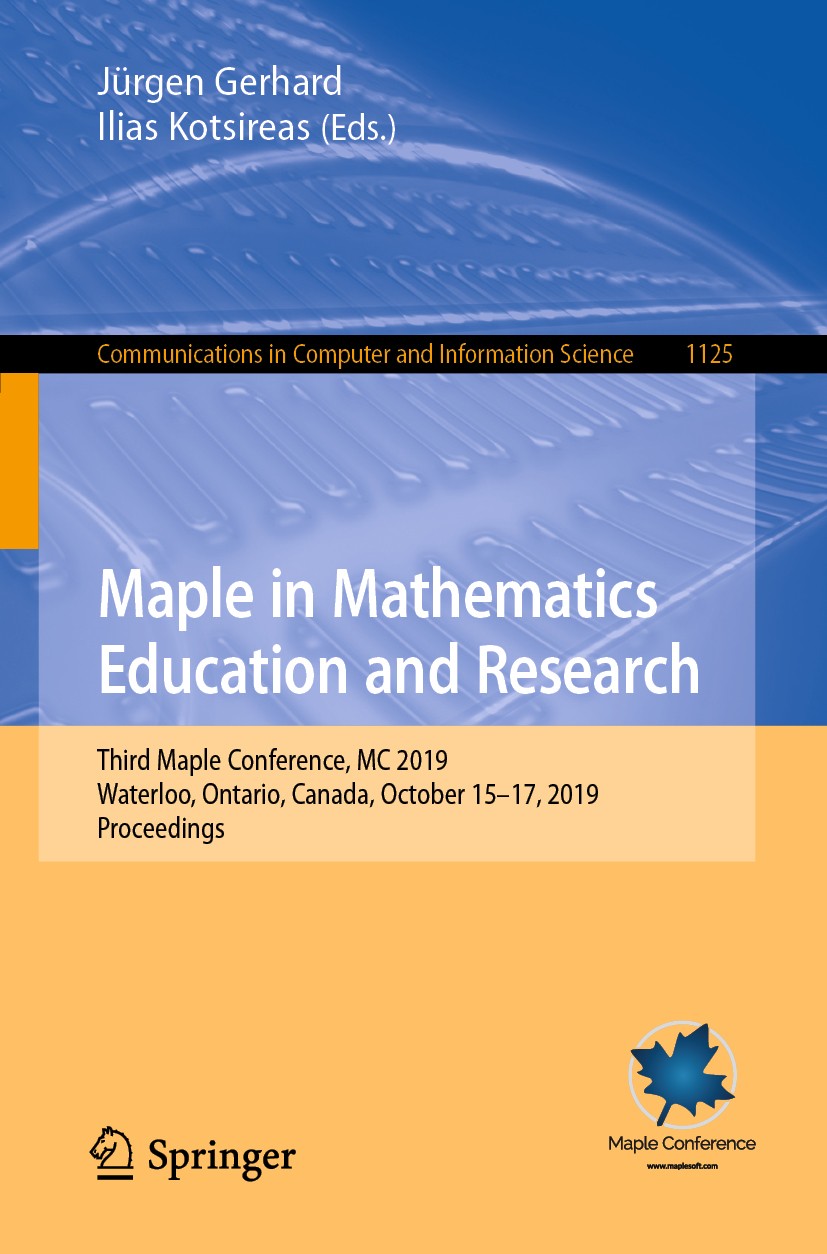Maple in Mathematics Education and Research: Third Maple 
