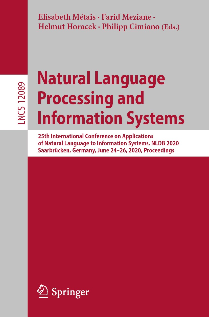 Natural Language Processing and Information Systems: 25th