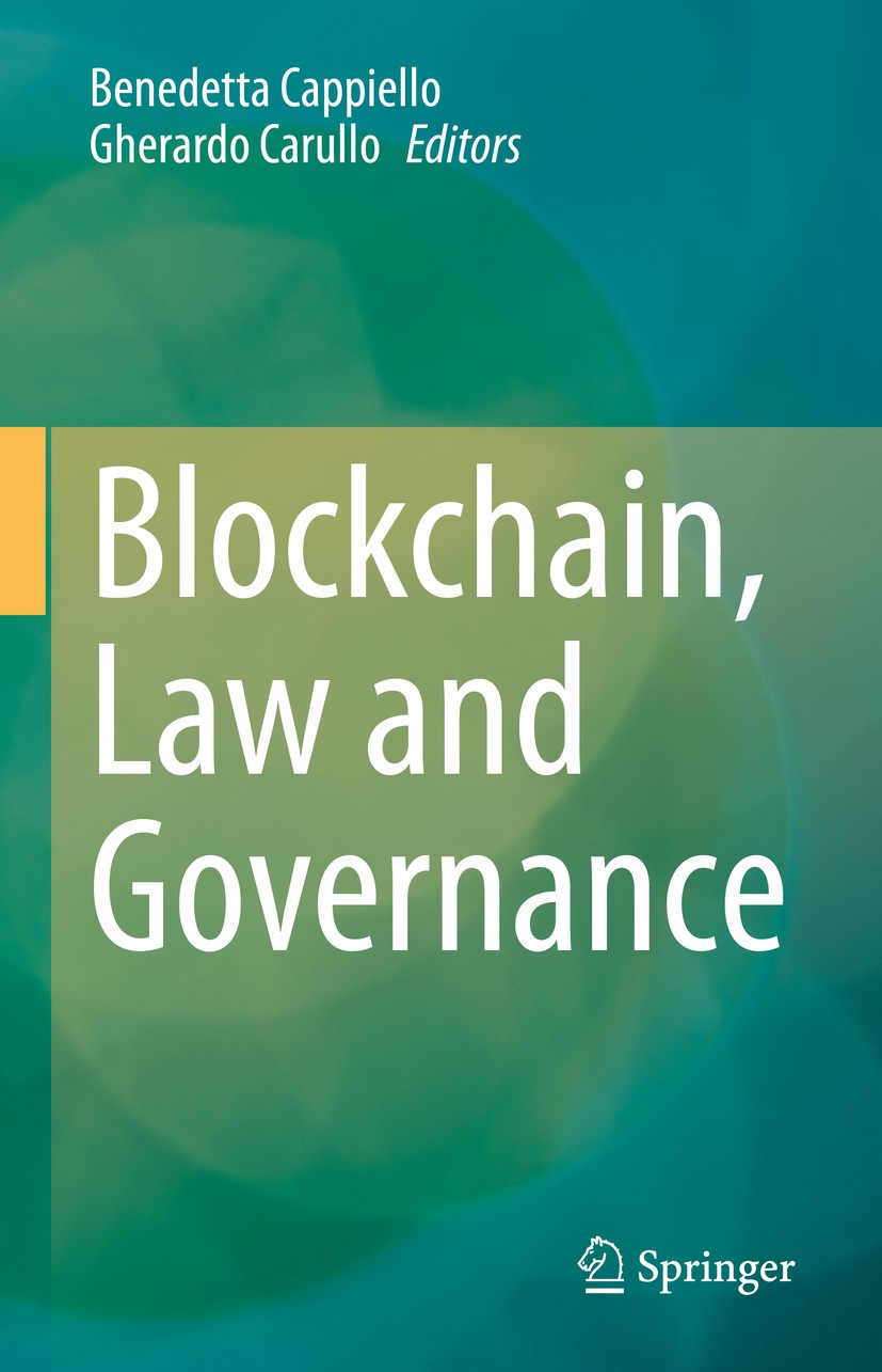 Blockchain, Law and Governance | Springer Nature Link