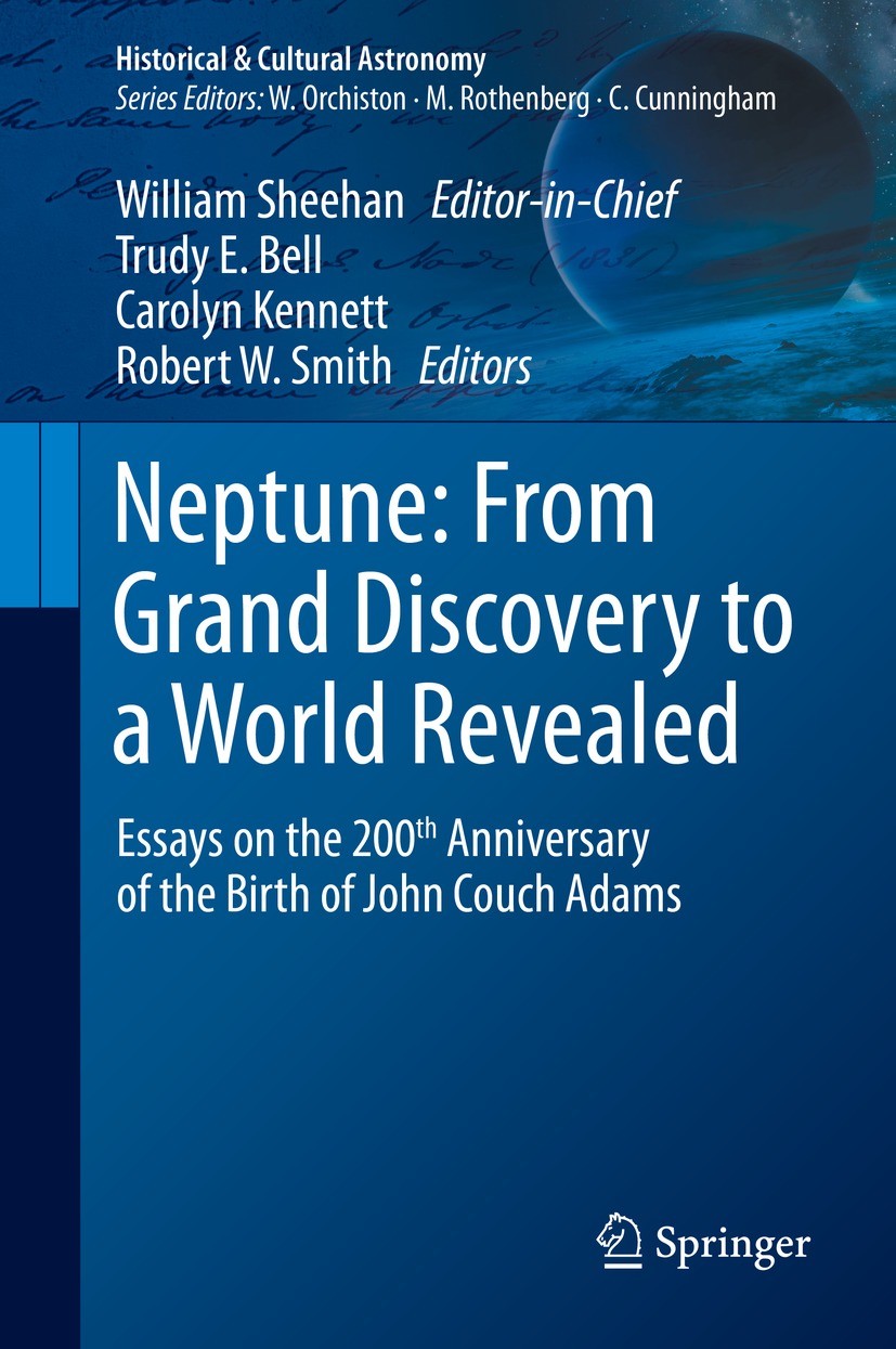 Neptune: From Grand Discovery to a World Revealed: Essays on the 200th  Anniversary of the Birth of John Couch Adams | SpringerLink
