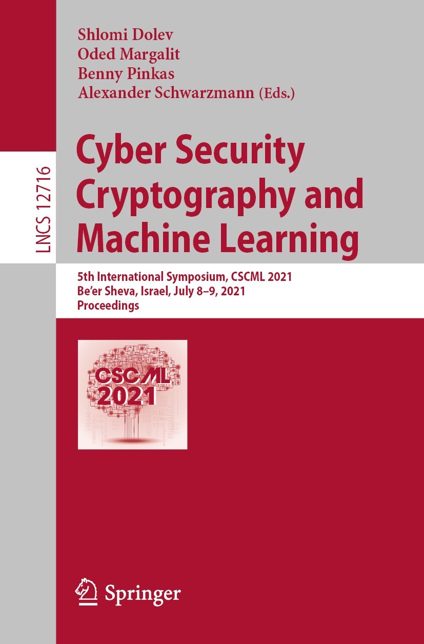 Cyber Security Cryptography and Machine Learning: 5th 