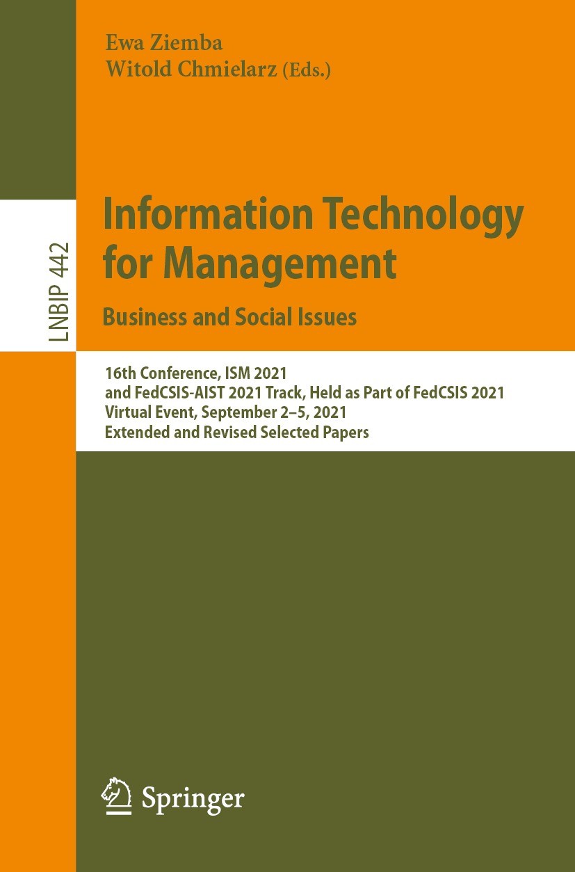 Information Technology for Management Business and Social Issues ...