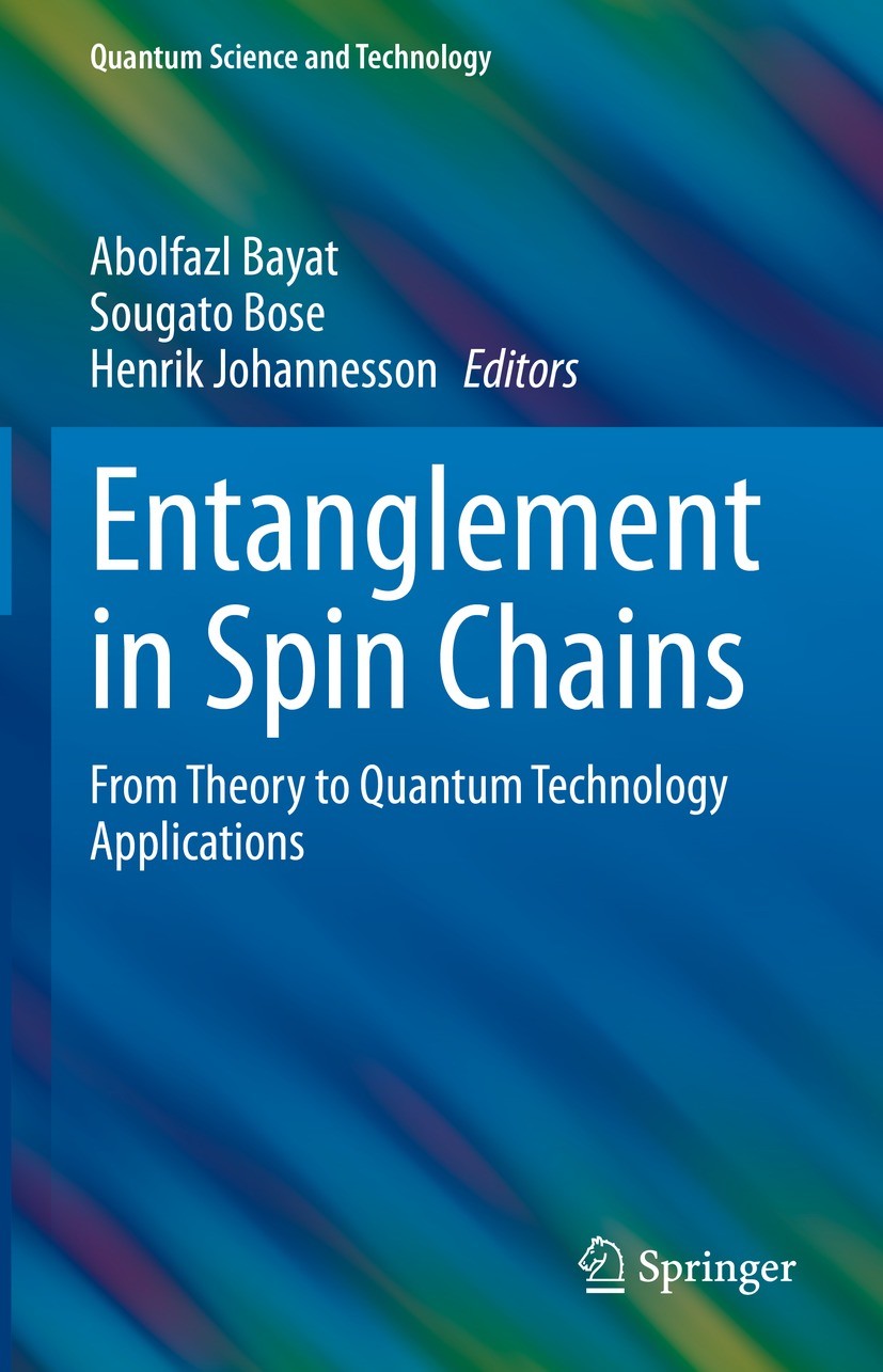 Entanglement in Spin Chains: From Theory to Quantum Technology Applications | SpringerLink