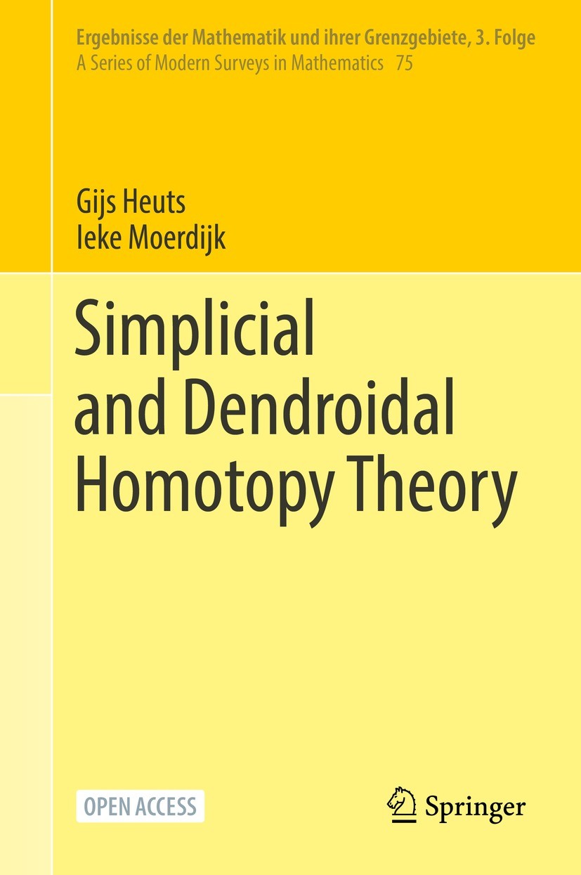 Simplicial and Dendroidal Homotopy Theory | Springer Nature Link