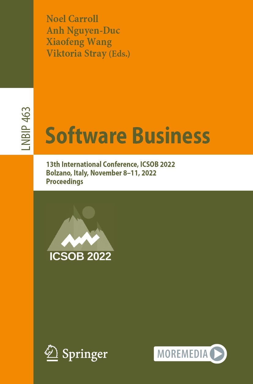 Software Business: 13th International Conference, ICSOB 2022