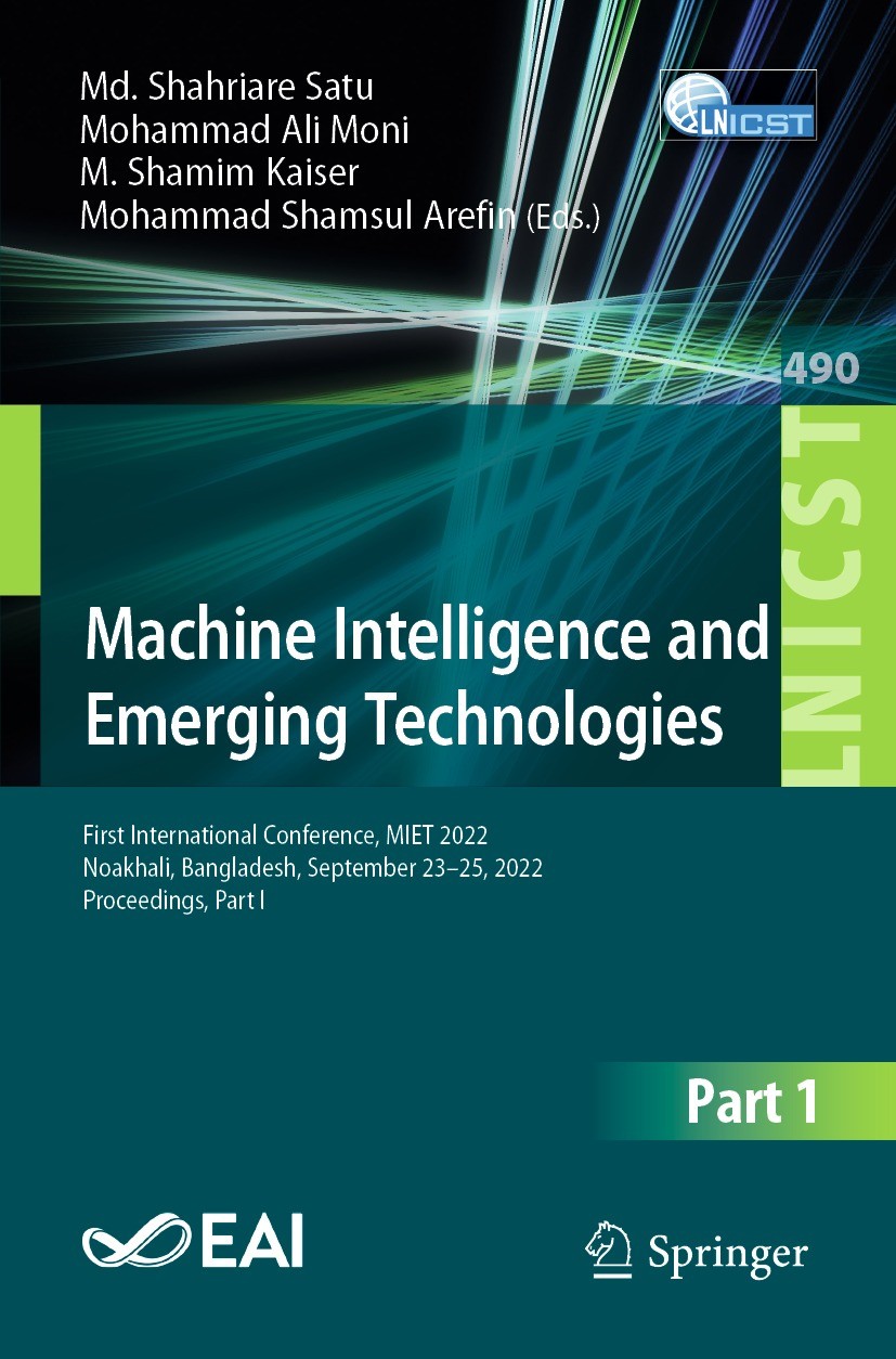 Machine Intelligence and Emerging Technologies: First