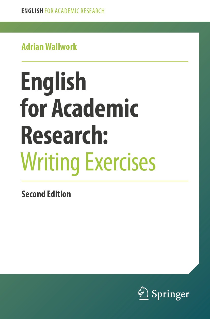 English for Academic Research: Writing Exercises | SpringerLink