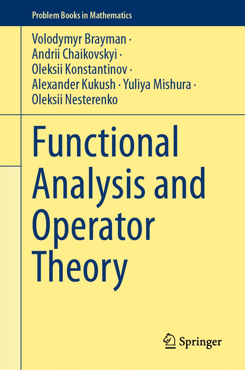 Functional Analysis and Operator Theory | SpringerLink