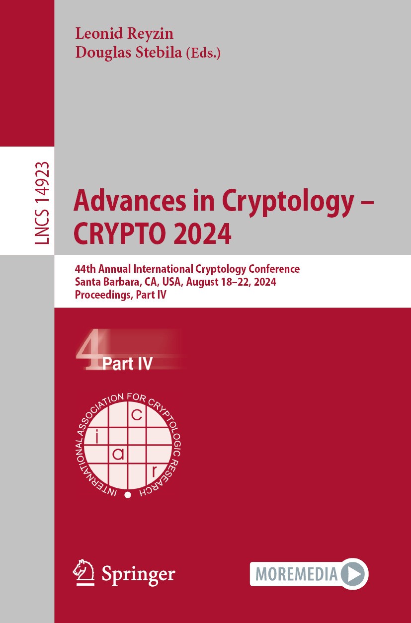 Advances in Cryptology – CRYPTO 2024 (eBook)
