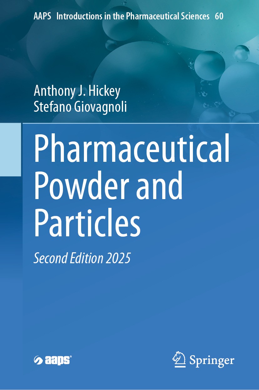 Lightbox view of the cover for Pharmaceutical Powder and Particles