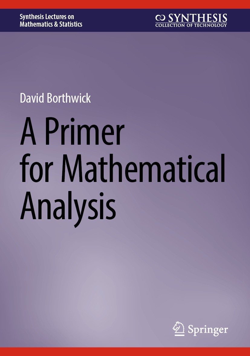 A Primer for Mathematical Analysis | SpringerLink