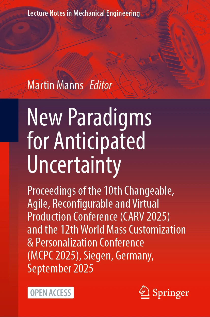 Springer Lecture Notes in Mechanical Engineering