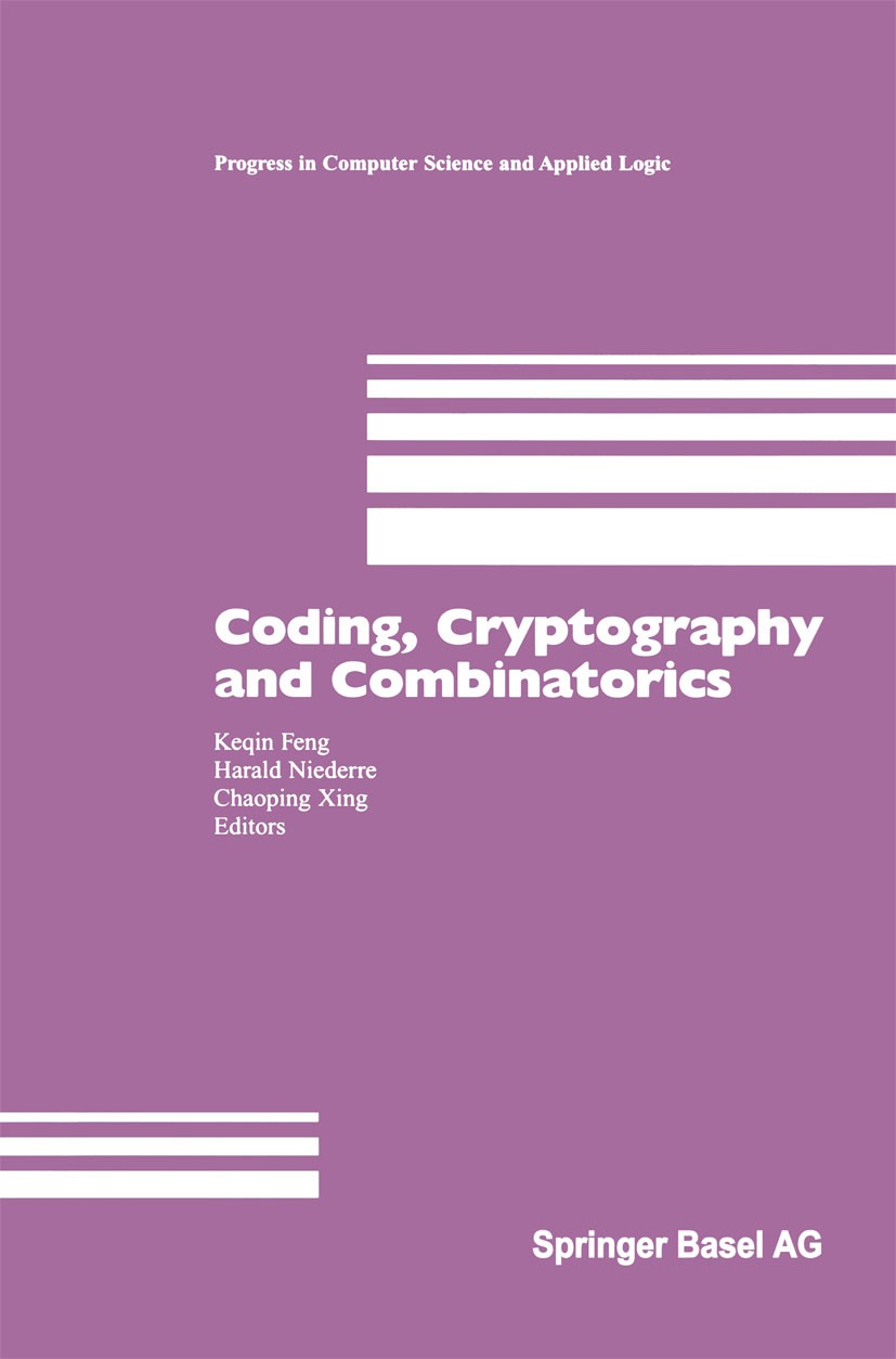 Coding, Cryptography and Combinatorics | SpringerLink