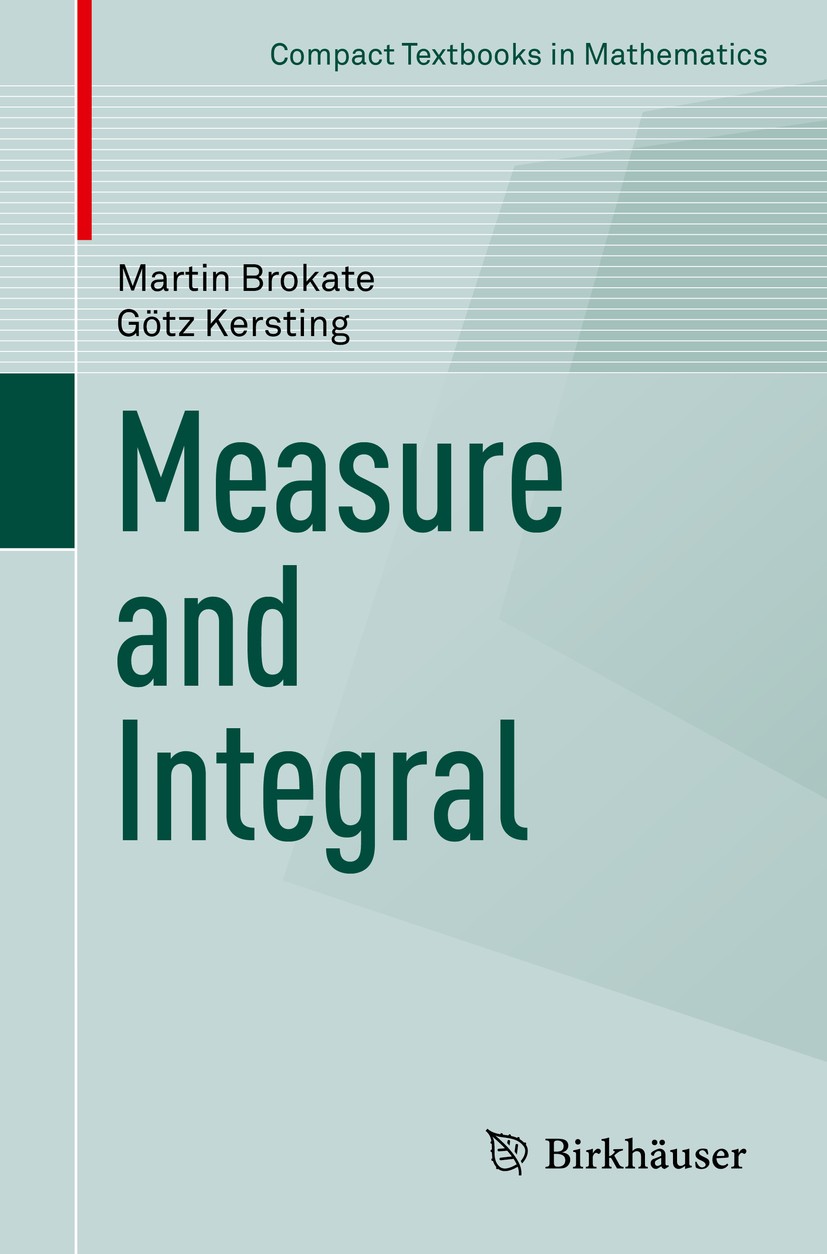 Measure and Integral | SpringerLink Measure and Integral | SpringerLink