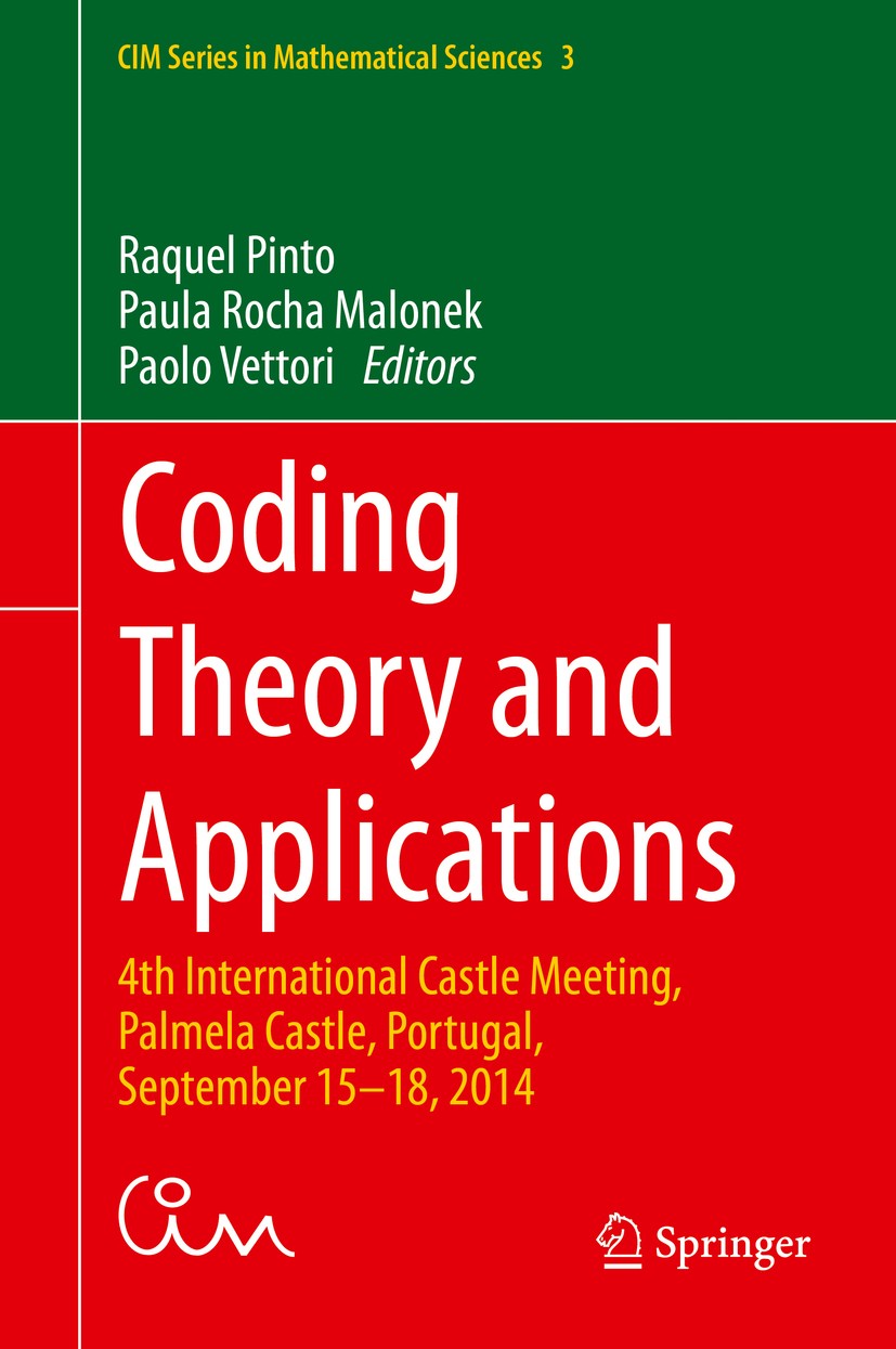 Coding Theory and Applications | SpringerLink