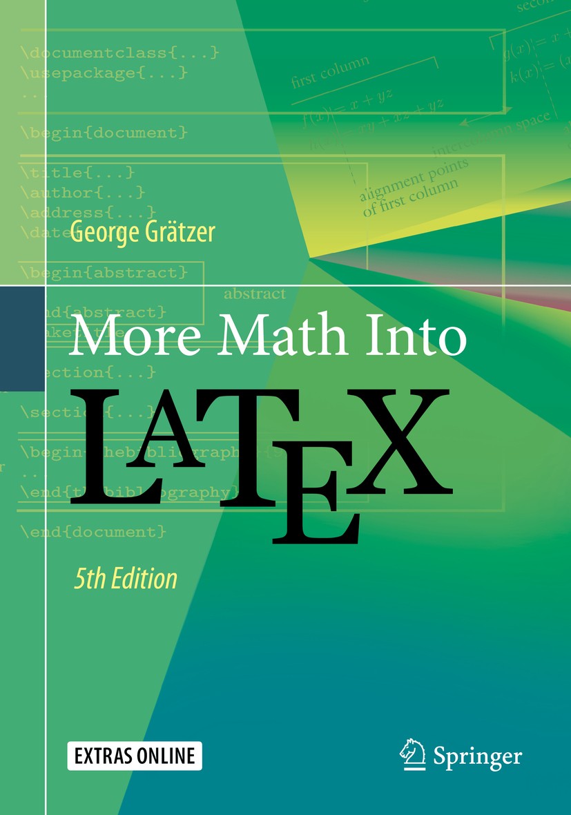 More Math Into LaTeX | SpringerLink